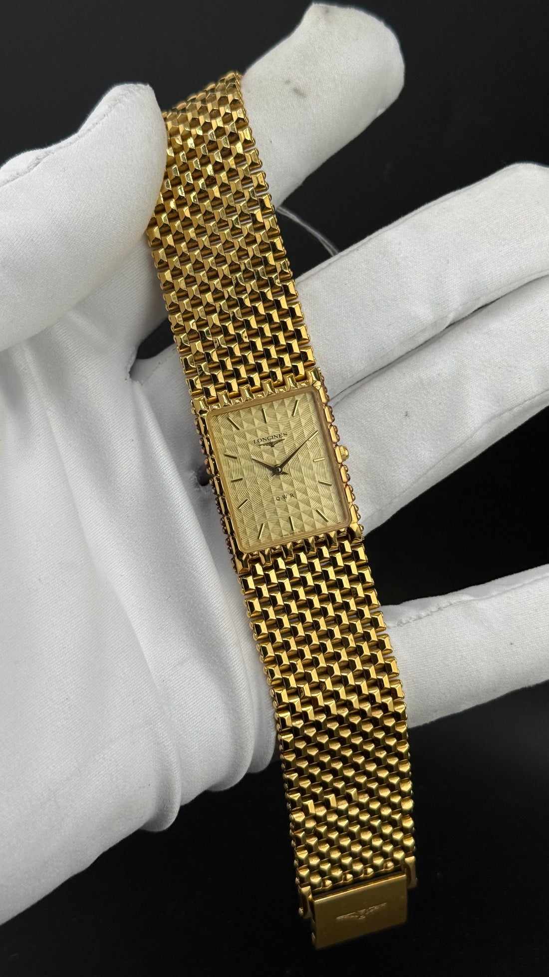 Longines – QWR Cosmopolitan Plaqué Or – Années 80
