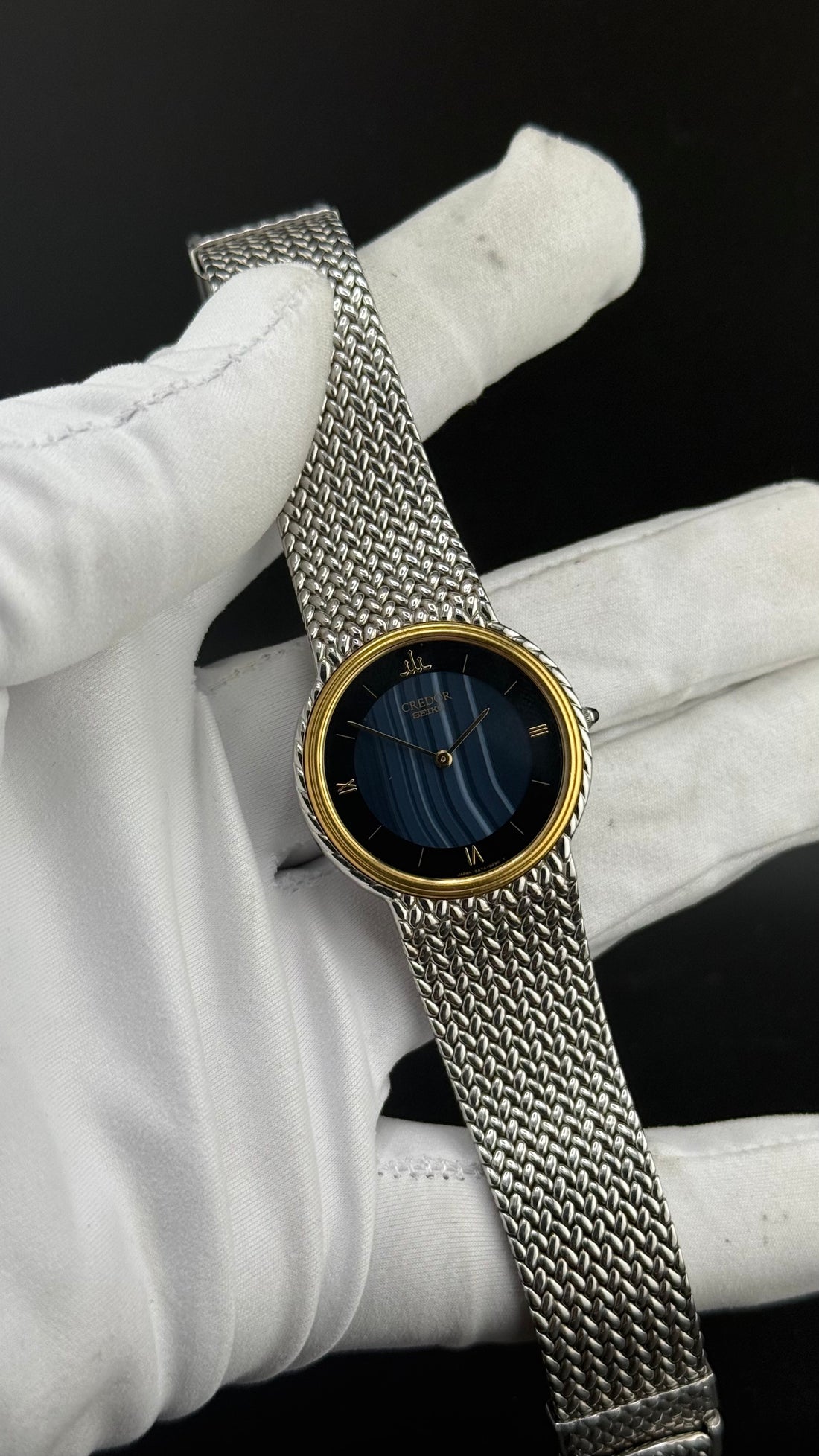 Credor – 5A74-0230 Cadran Bleu Opaline – 1984