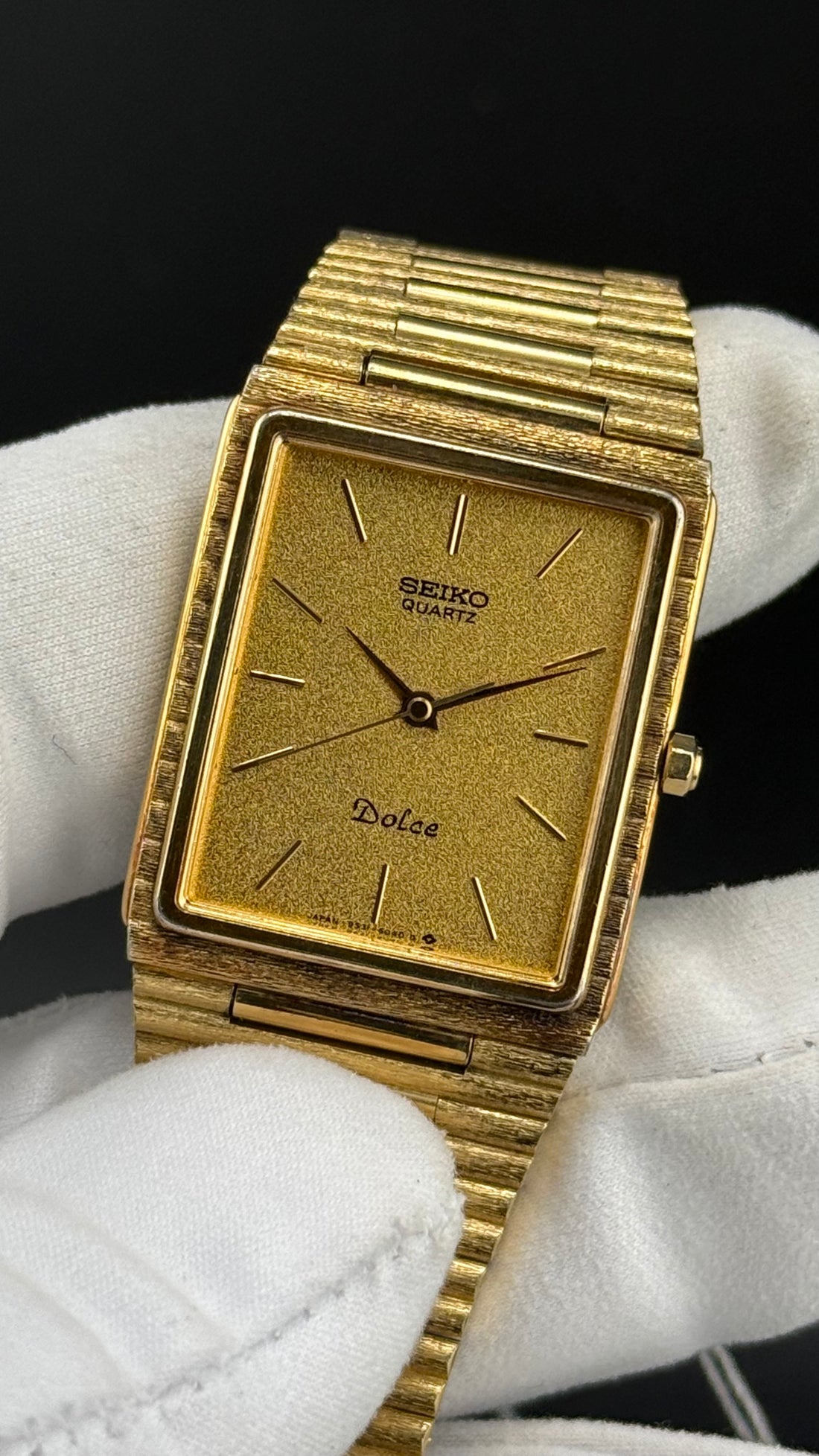 Seiko – Dolce 9531-5040 Bamboo Plaqué Or – 1985