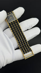 Longines – QWR Black PVD & Gold – 1980
