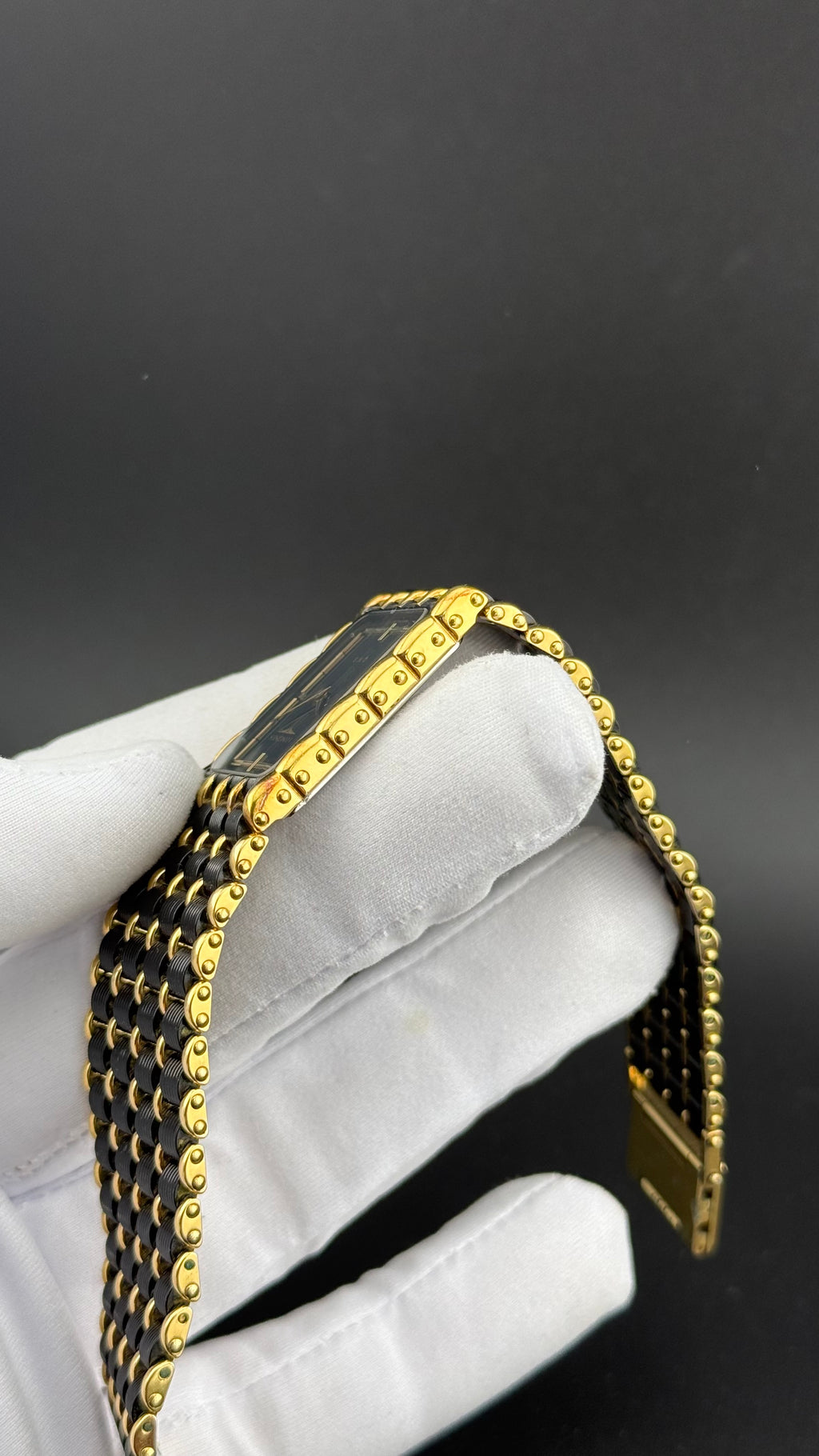 Longines – QWR Black PVD & Gold – 1980