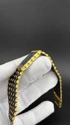 Longines – QWR Black PVD & Gold – 1980