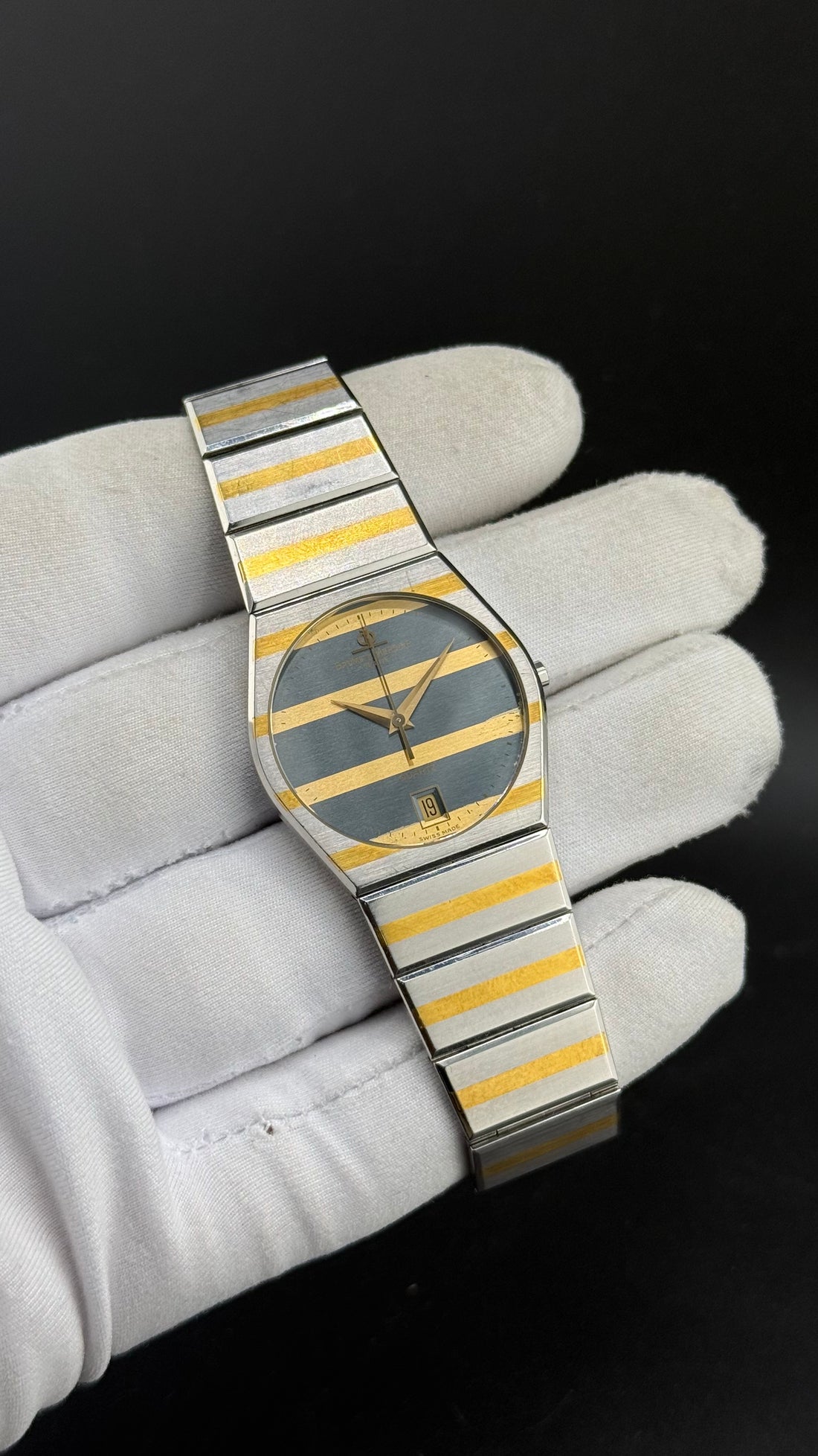 Baume & Mercier – Monte Carlo Reverse Zebra – 1980s