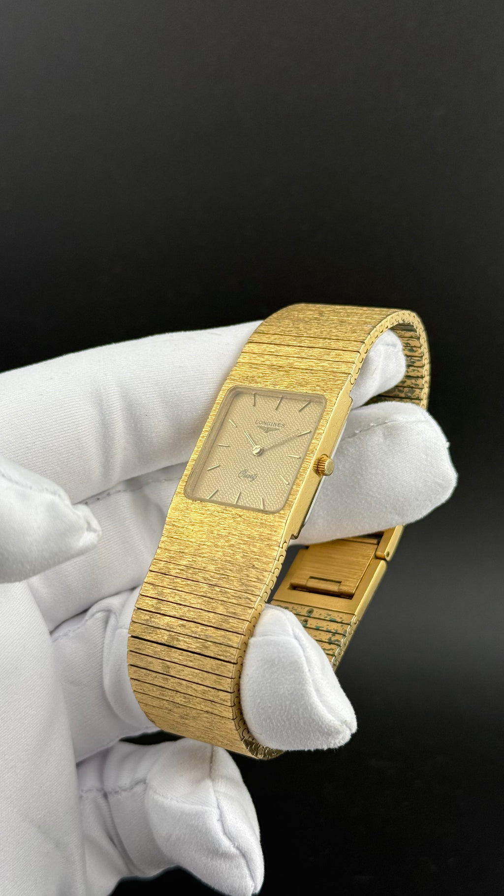 Longines QWR Bark Finish