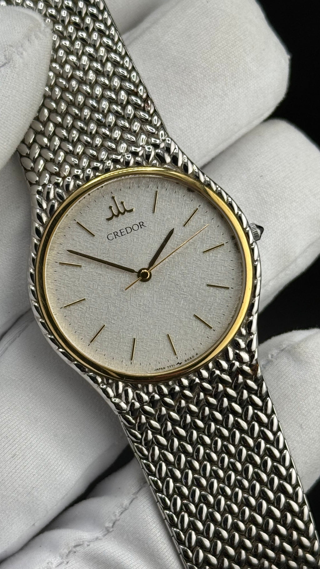 Credor – Cobra 7771-6050 Cadran Blanc – 1987