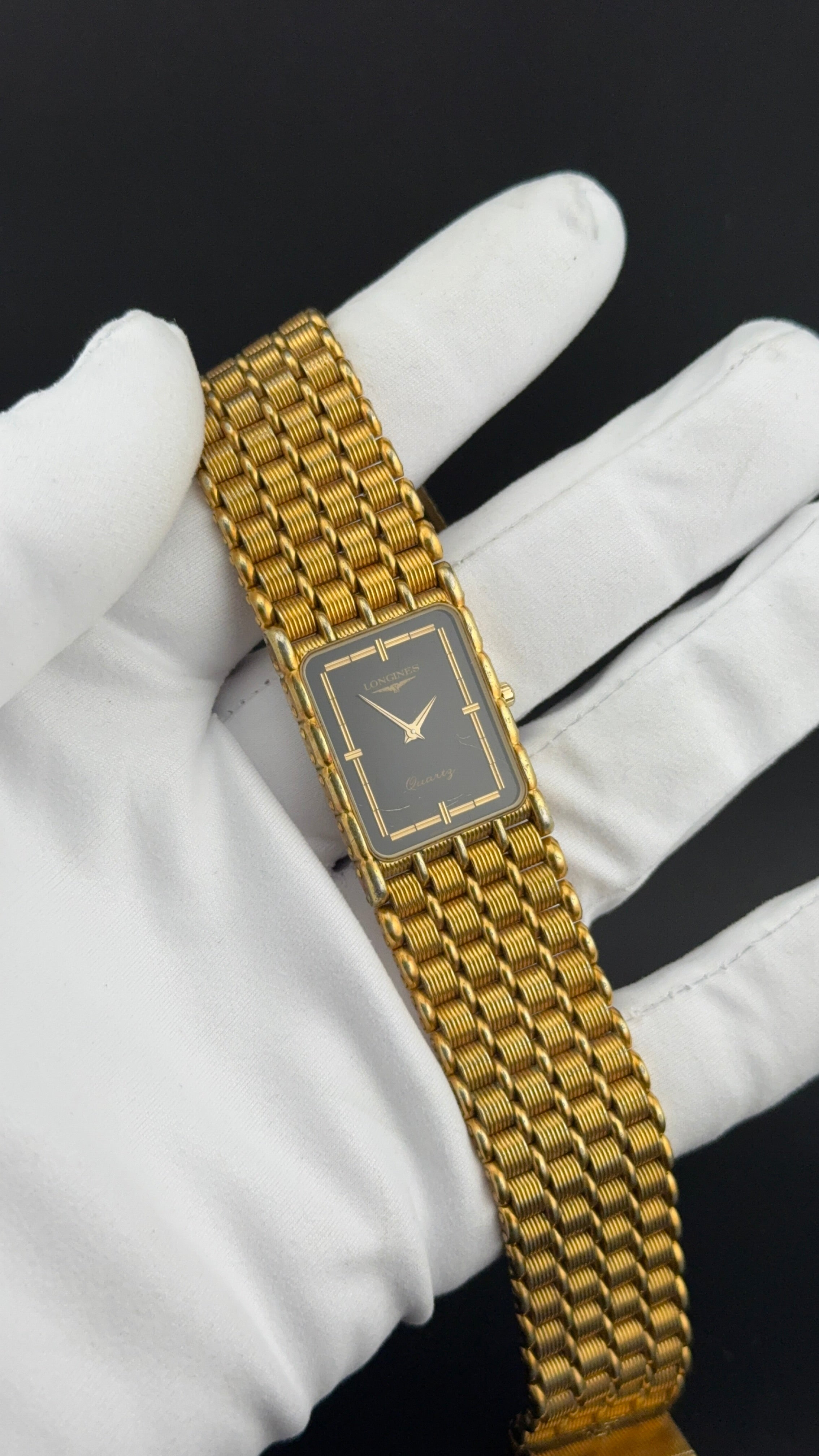 Longines QWR Black Dial