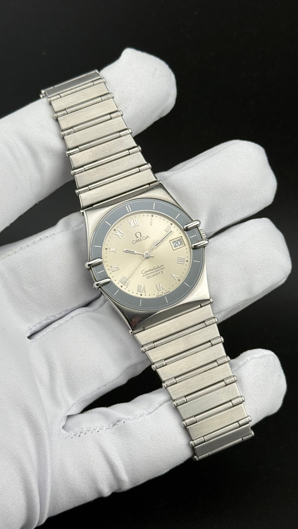 Omega Constellation Manhattan cadran champagne