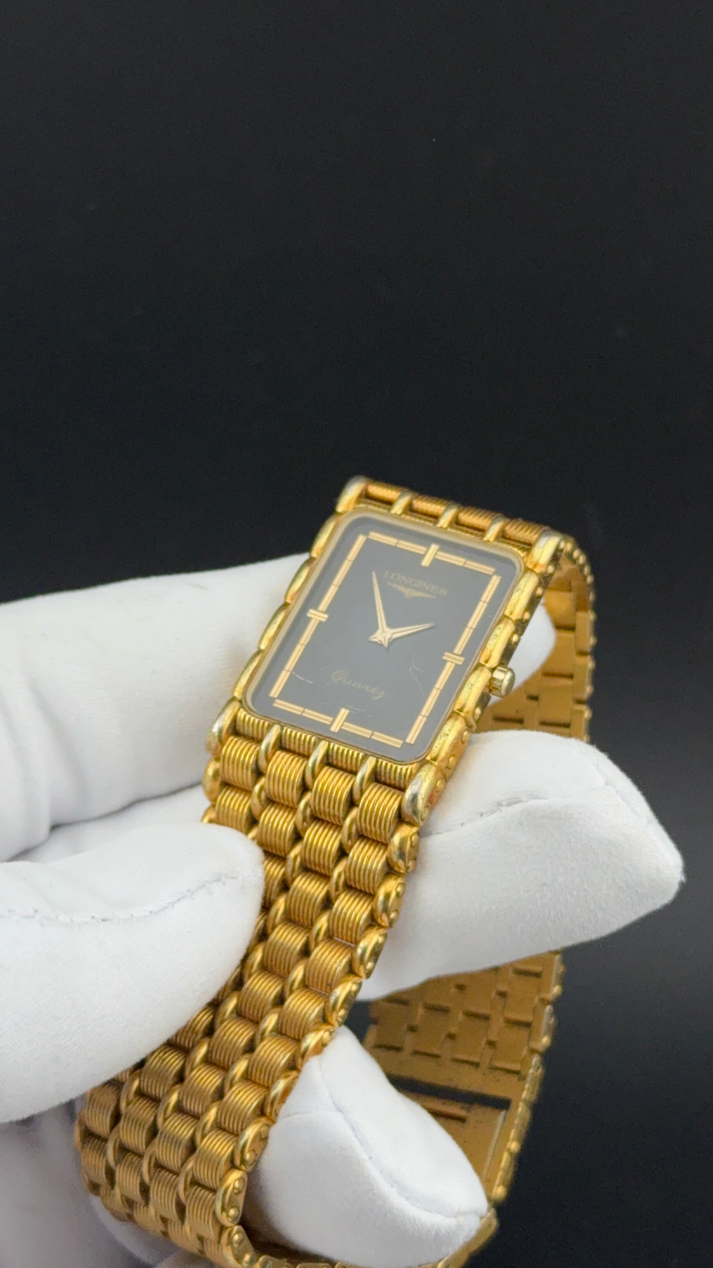 Longines QWR Black Dial