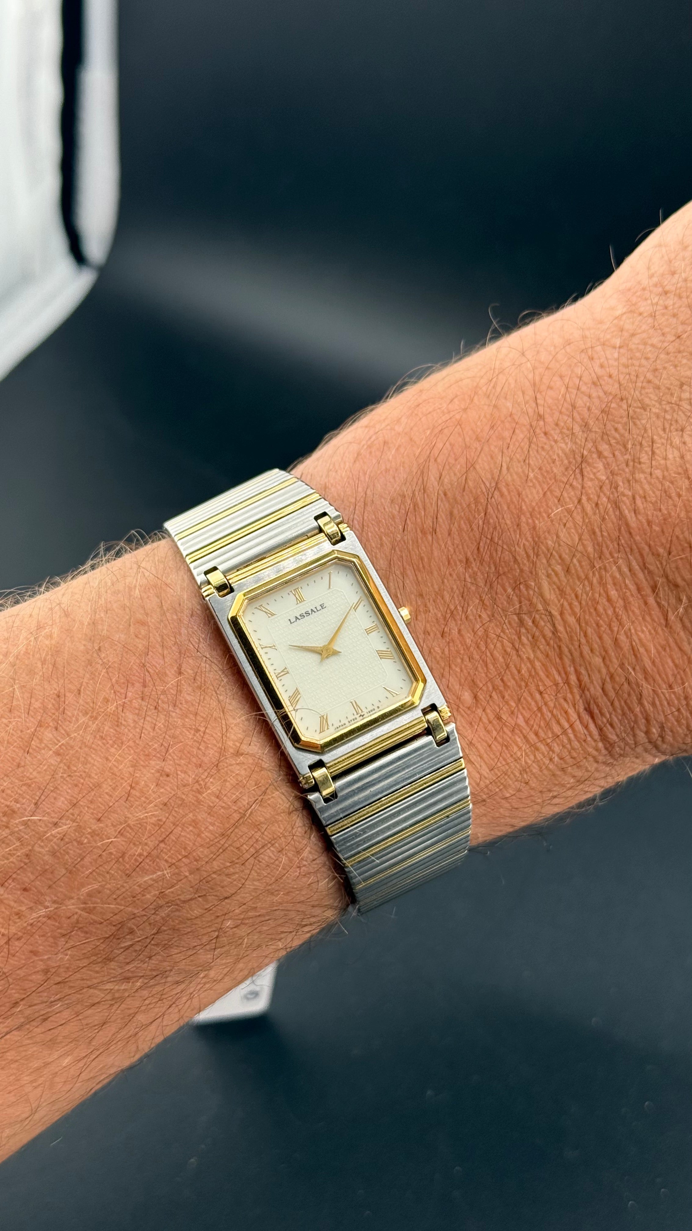 Seiko – Lassale Tank Extra Flat – 1988
