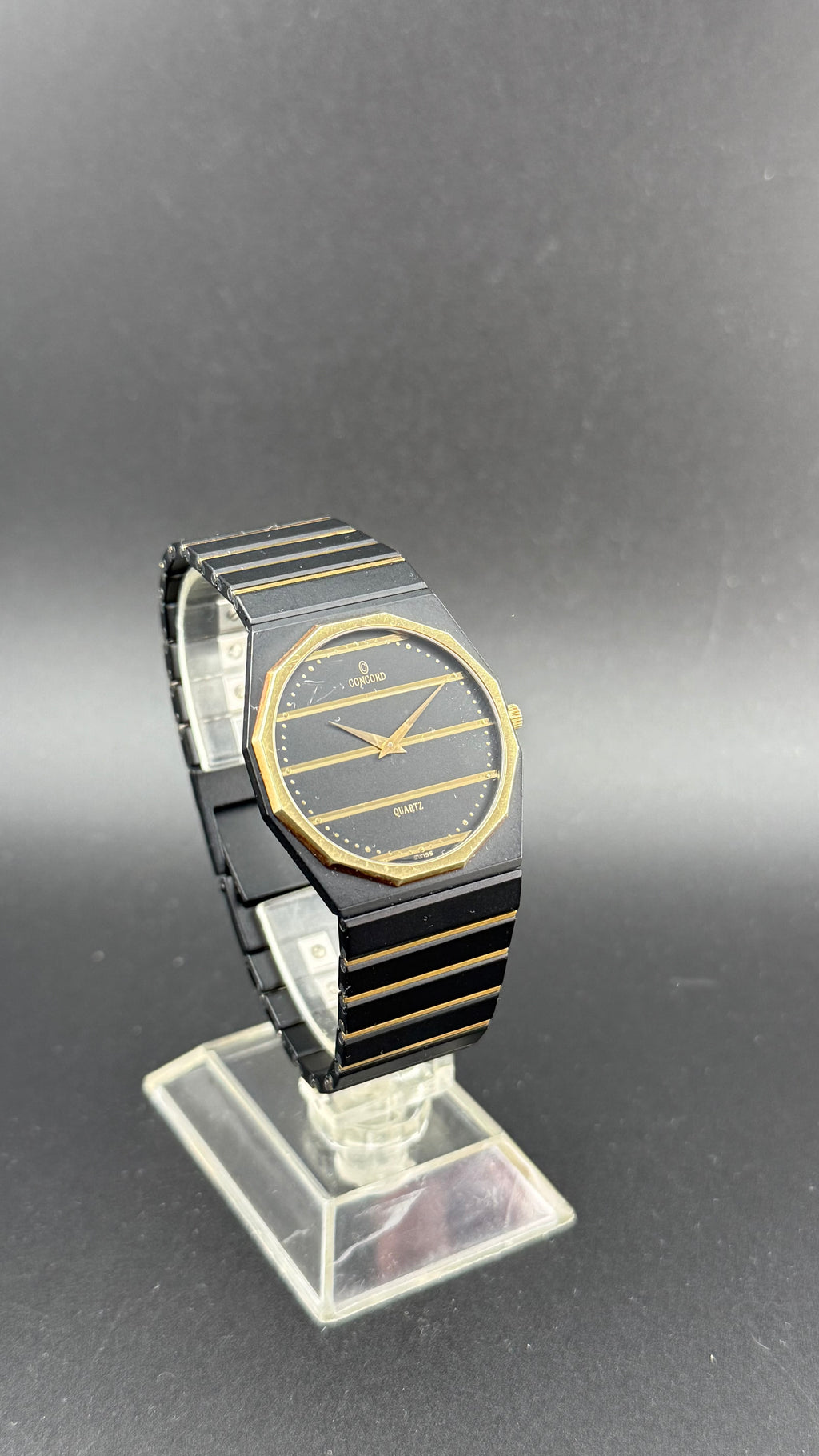 Concord – Mariner SG - PVD Noir & Or 18K – 1980s