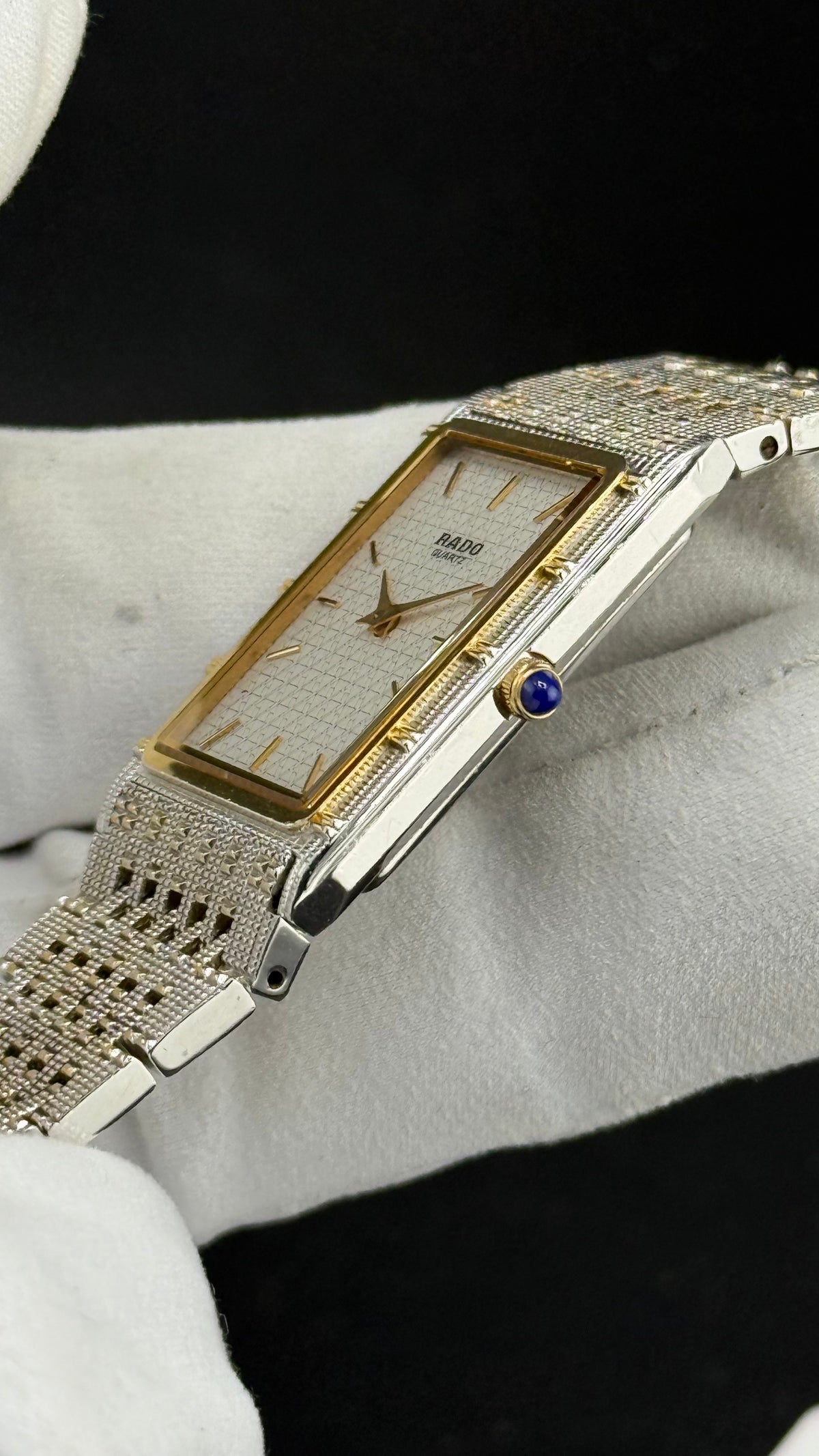 Rado Tank White Gold Frosted RAD-19