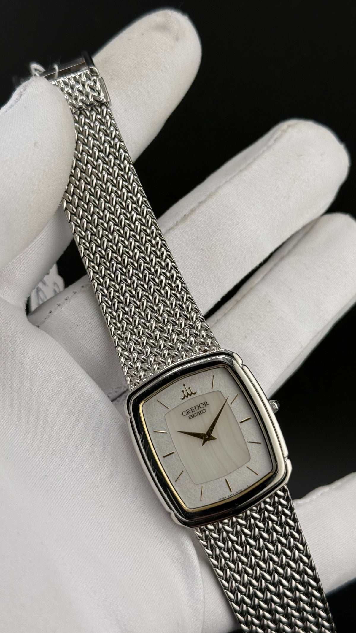 Credor – Dress Watch Cadran Agate 5A74-3D20 – Années 80