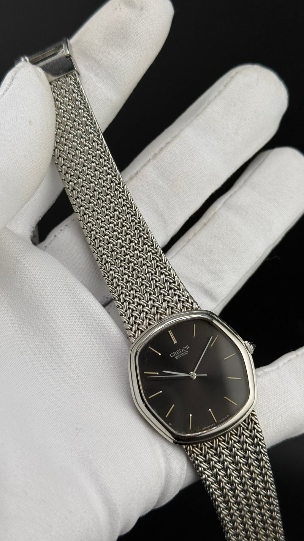 Credor – 5931-5230 Bracelet Mesh – Années 80