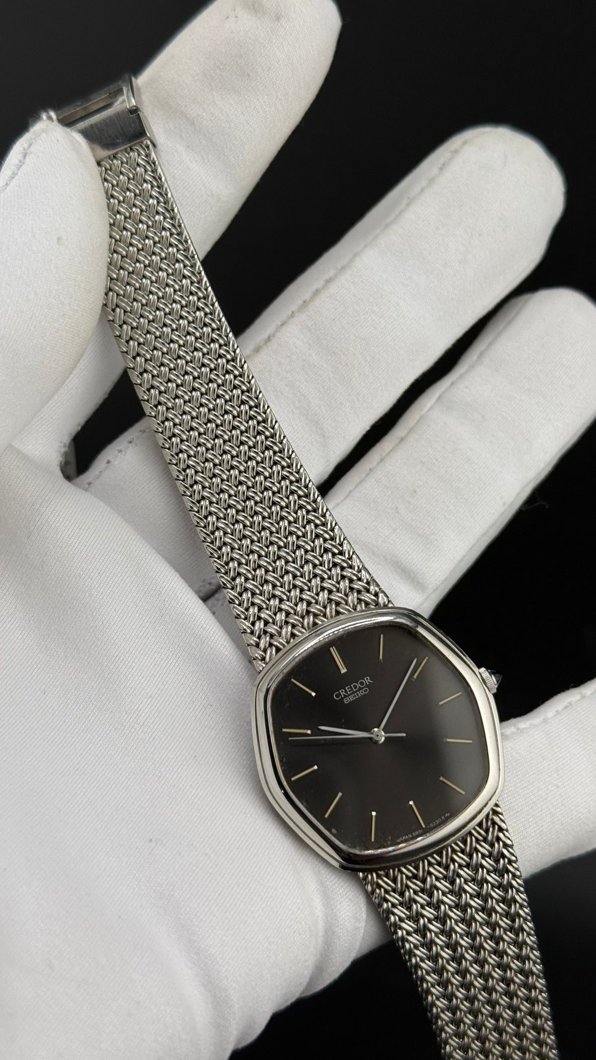 Credor – 5931-5230 Bracelet Mesh – Années 80