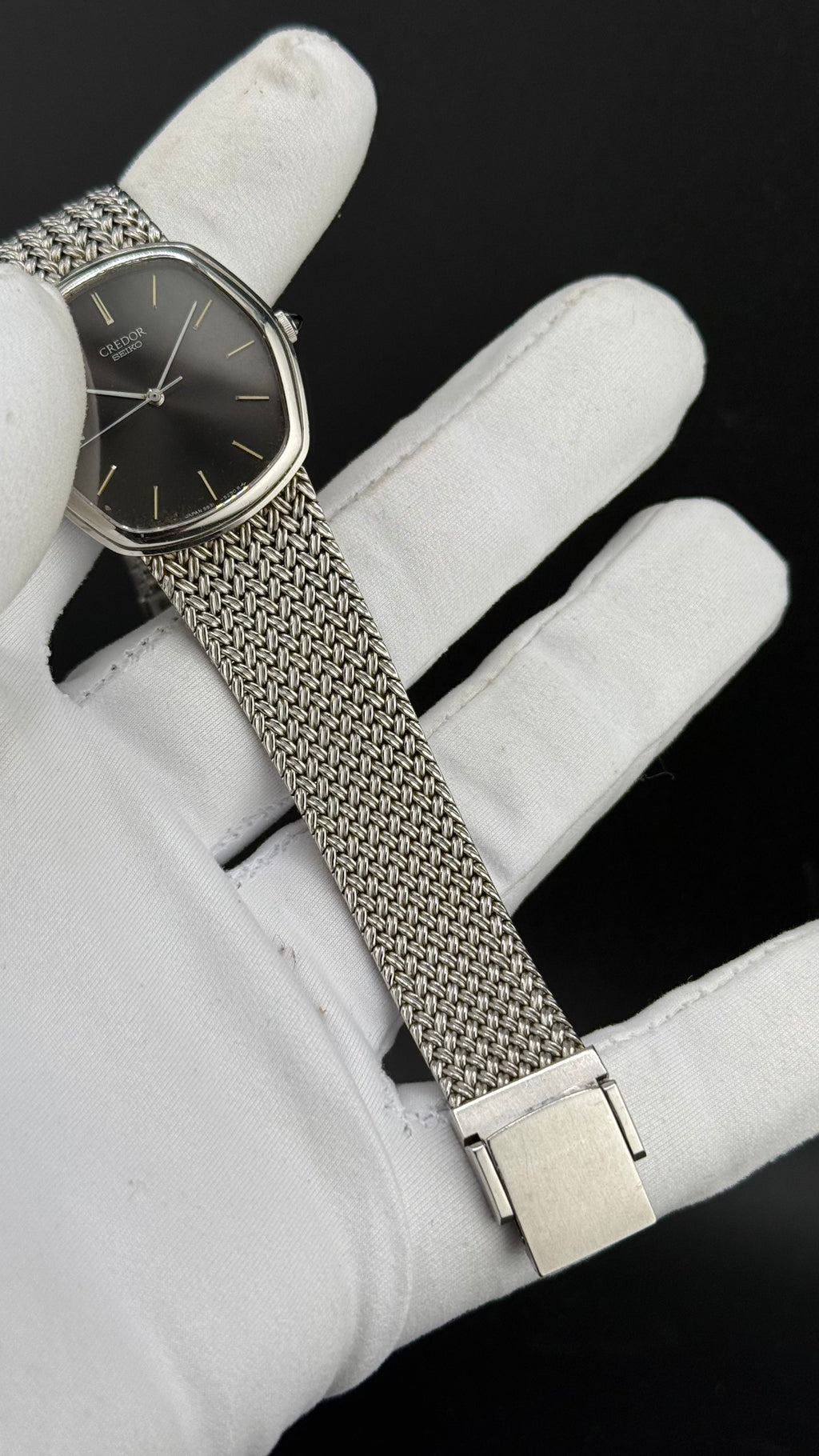 Credor – 5931-5230 Bracelet Mesh – Années 80