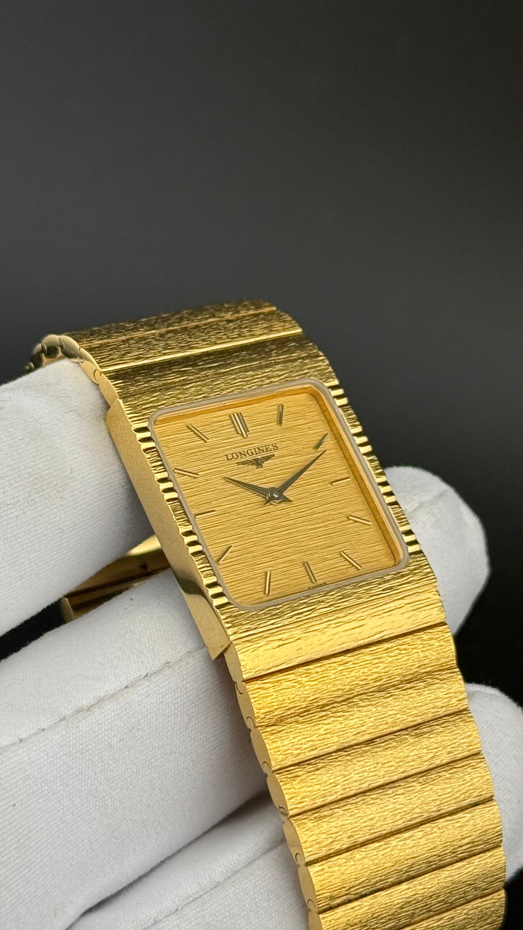 Longines – Bark Finish NOS – Années 1980
