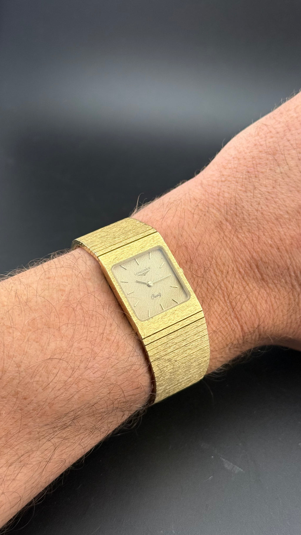 Longines QWR Bark Finish