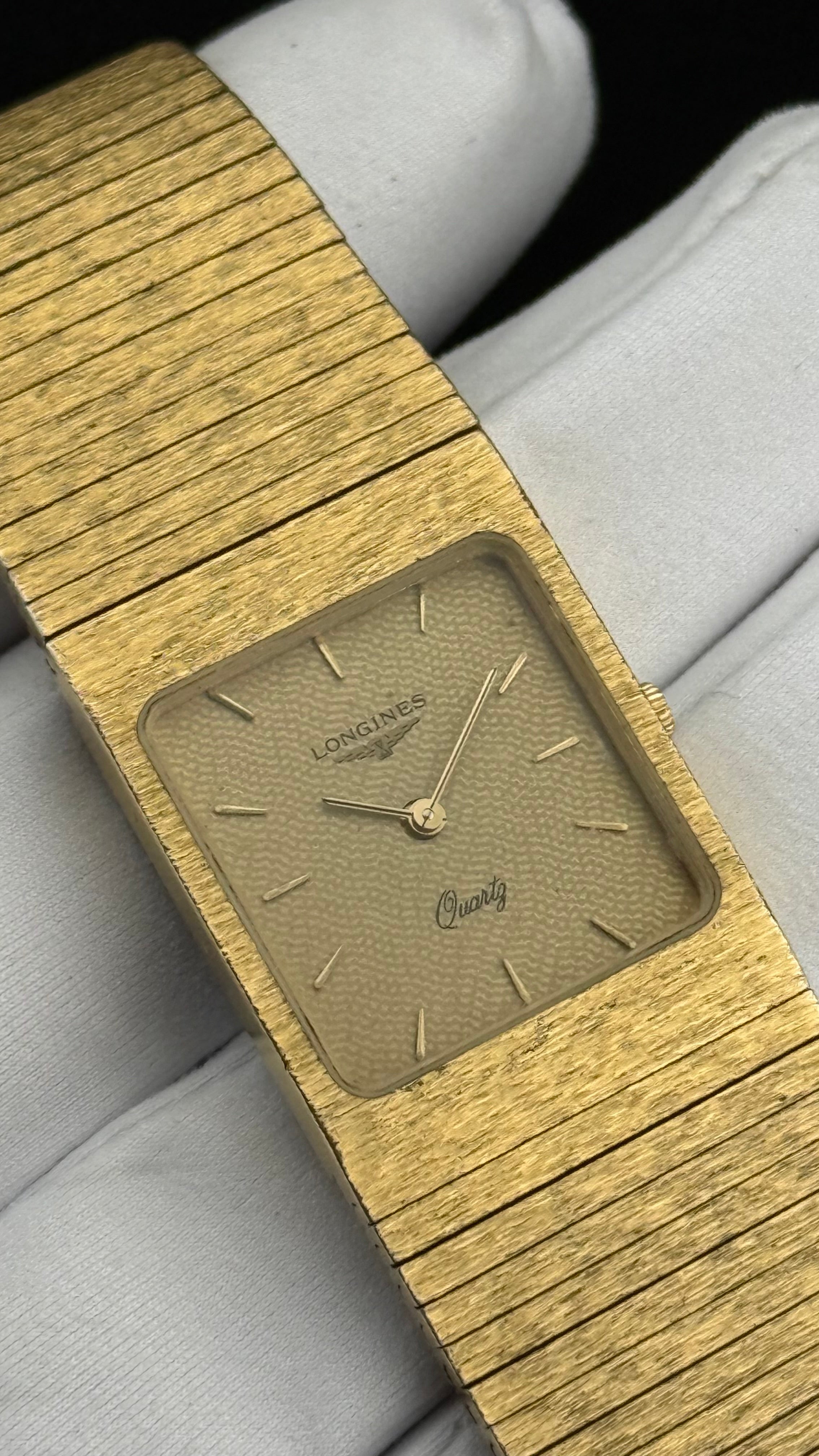 Longines QWR Bark Finish