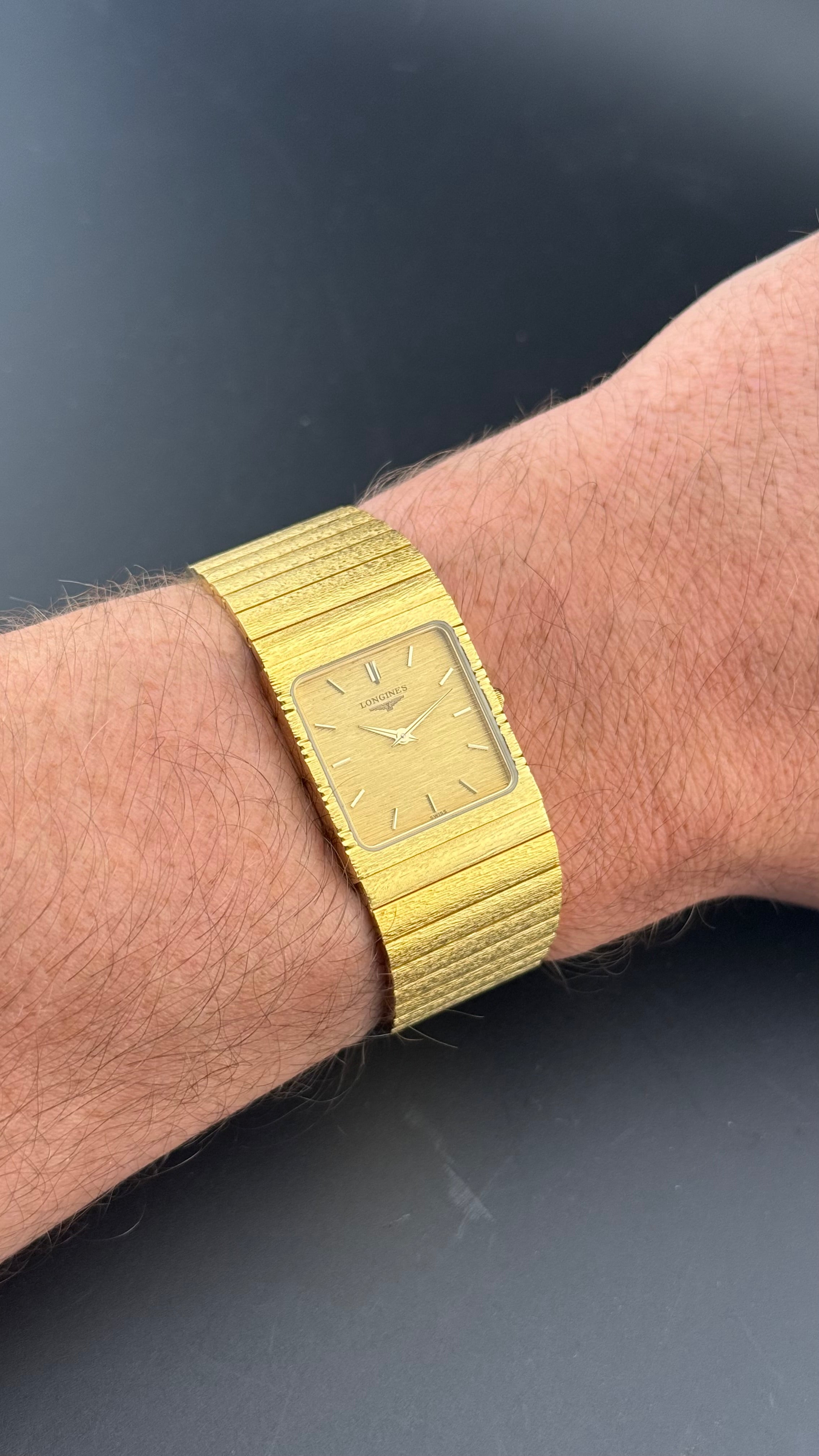 Longines – Bark Finish NOS – Années 1980