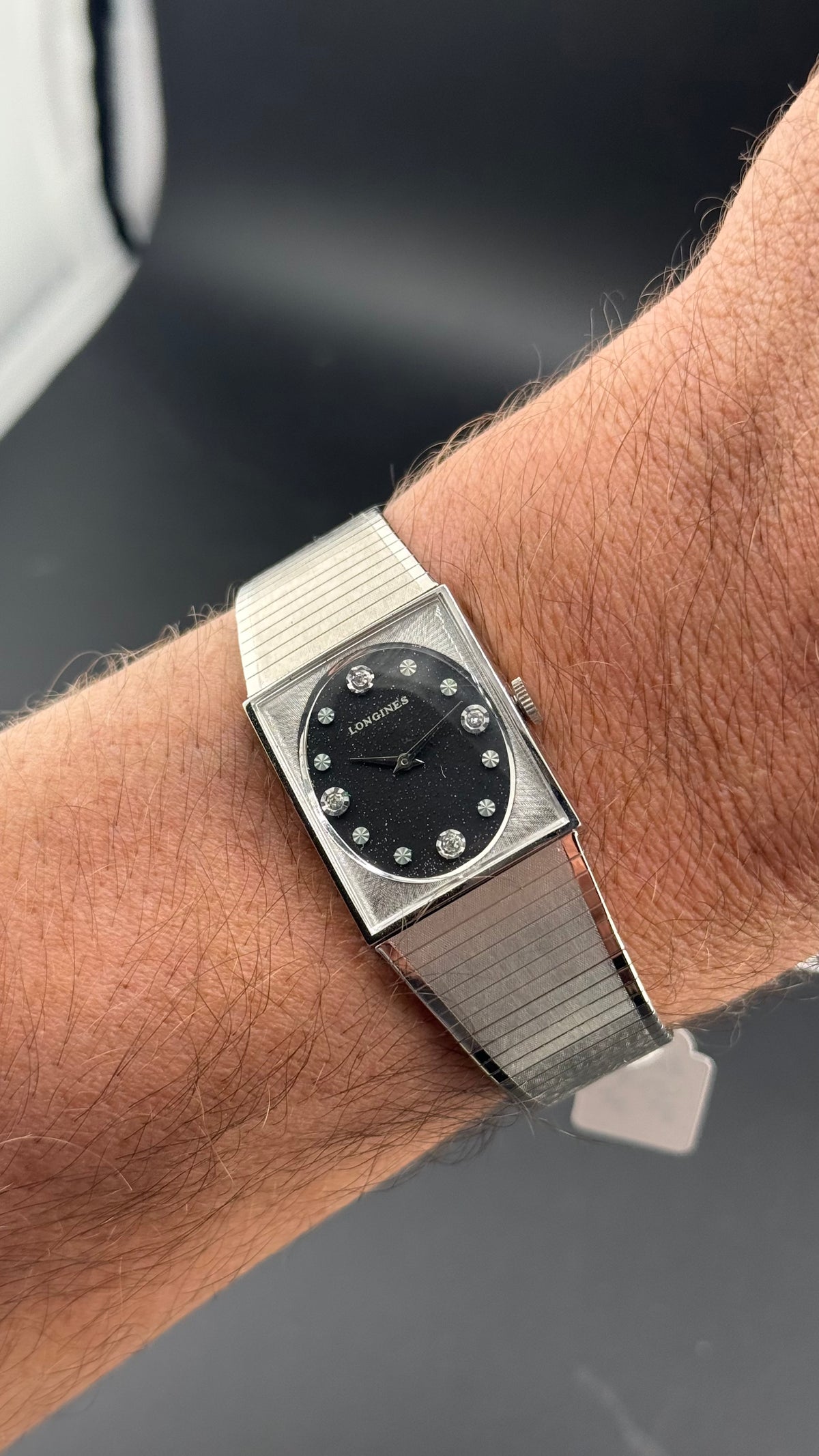 Longines Tank cadran stardust LON-56