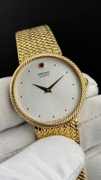 Seiko – Torsade Bracelet Intégré 7430-7010 NOS – 1983