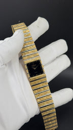 Raymond Weil 9056 cadran noir des années 80