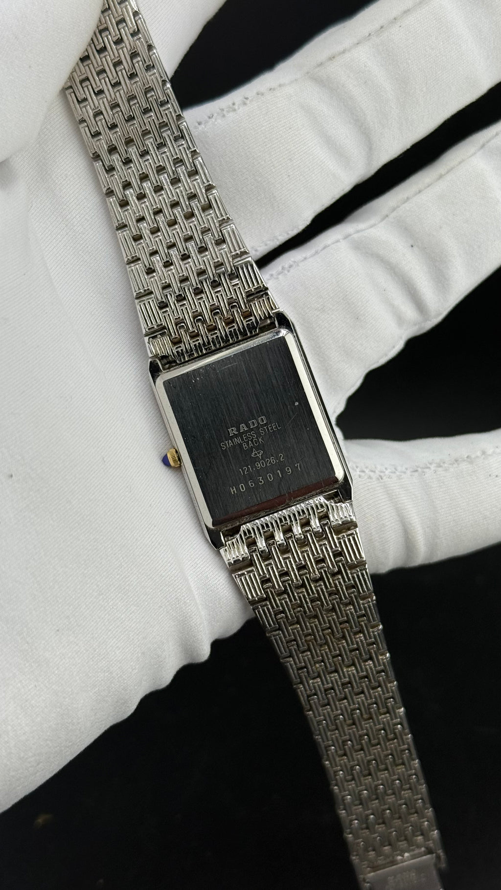 Rado Tank White Gold Frosted RAD-19