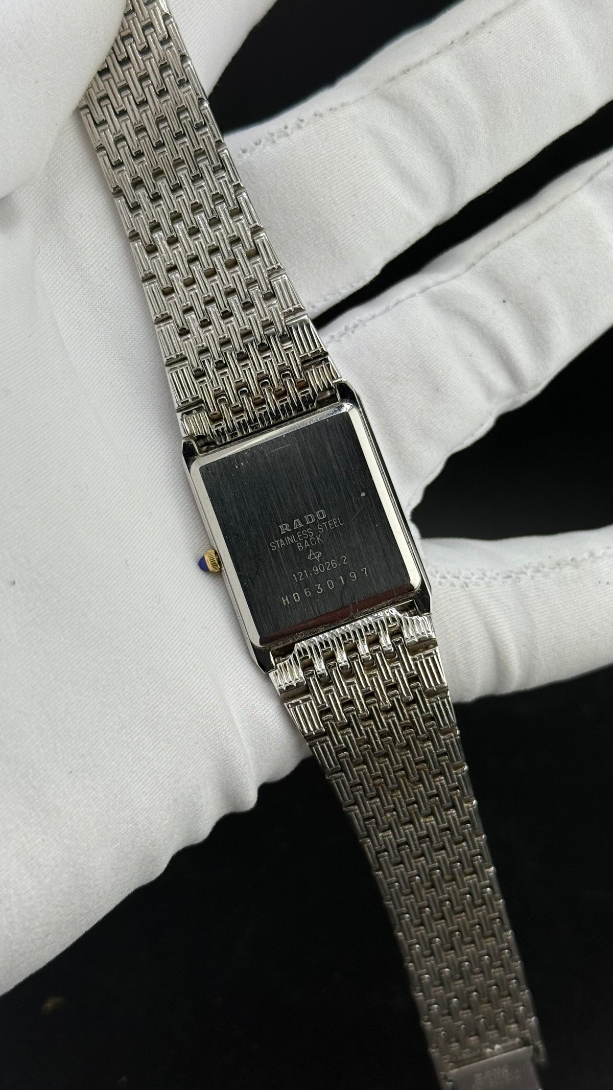 Rado Tank White Gold Frosted RAD-19