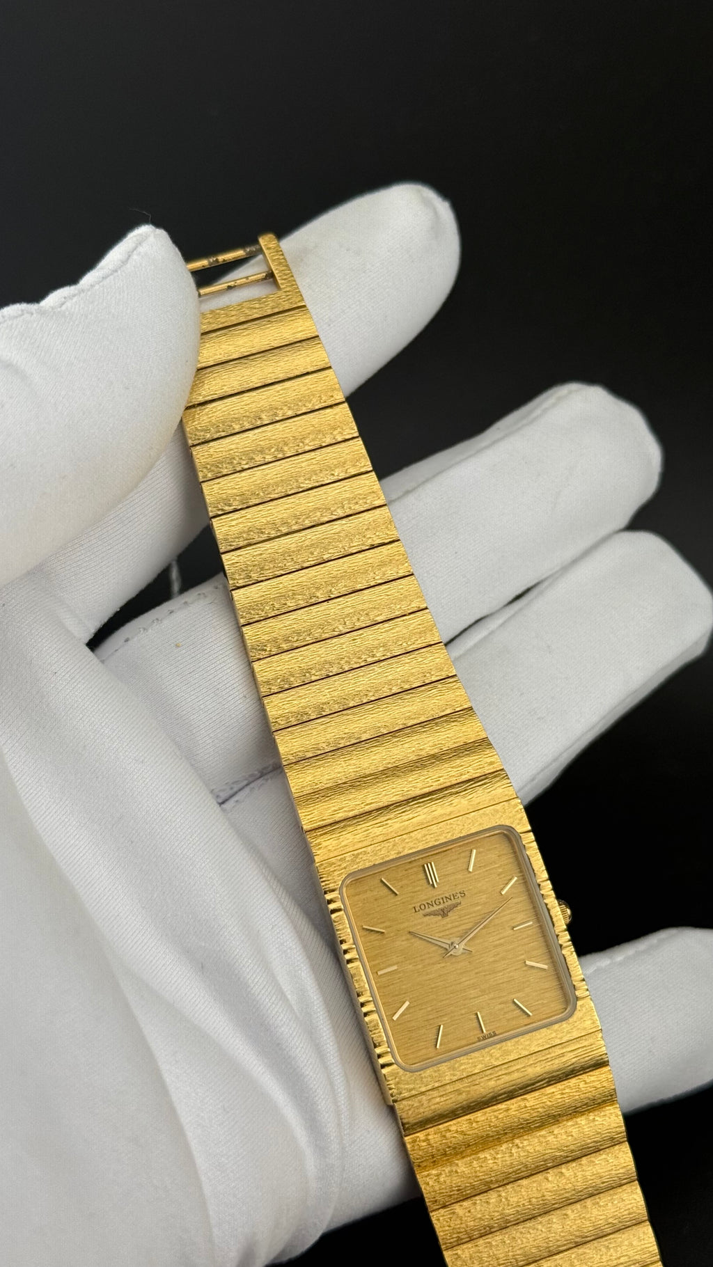 Longines – Bark Finish NOS – Années 1980