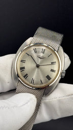 Longines – Boîtier Coussin Bracelet Milanais – Années 70