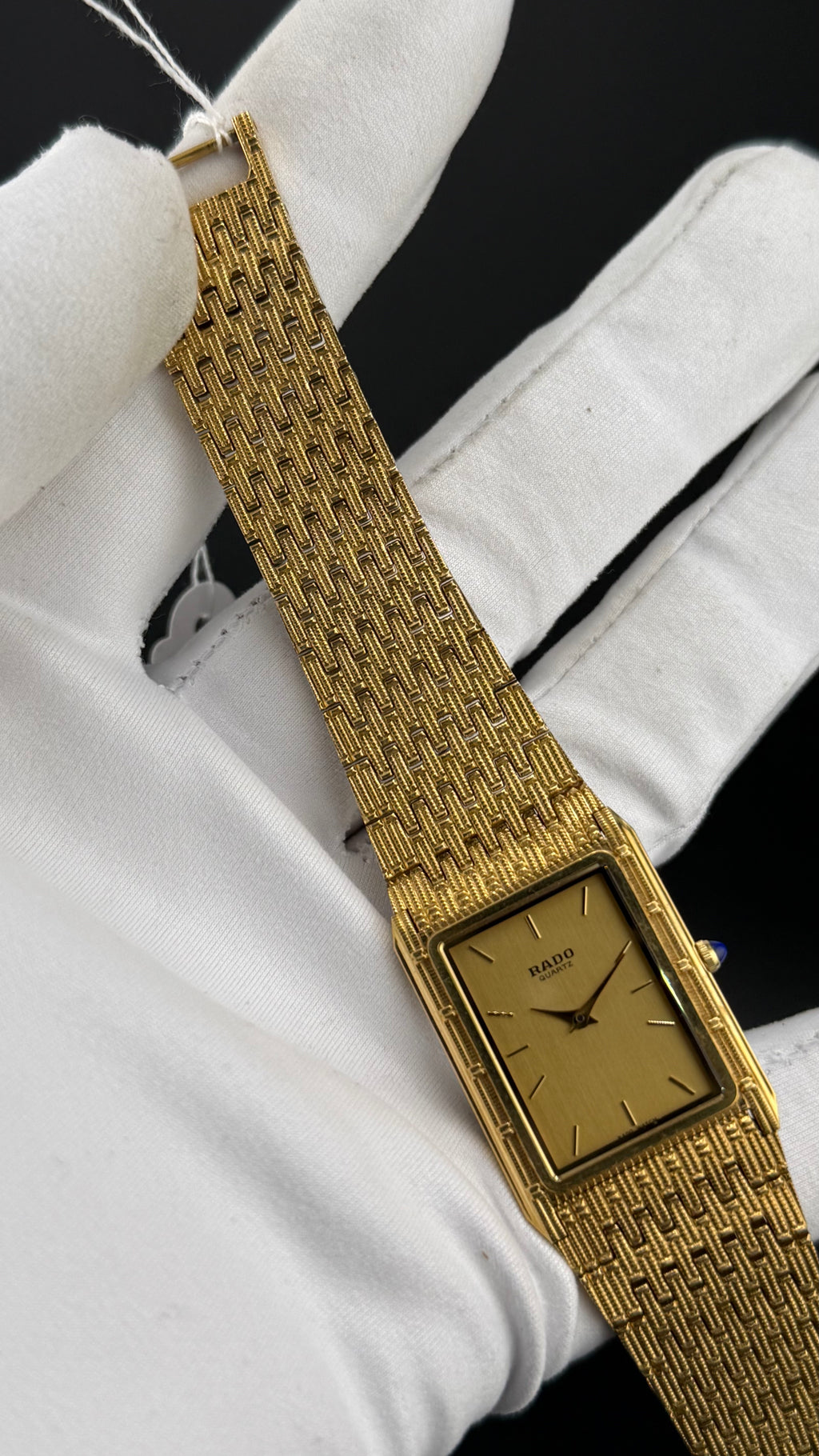 Rado – Quartz Frosted Gold 121.9027.2 – Années 80