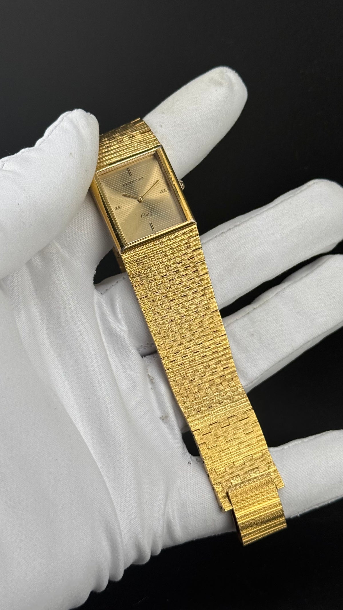 Wittnauer – Tank Or Cadran Champagne – Années 80