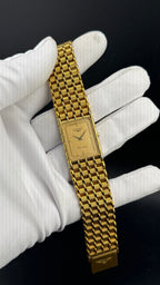 Longines Tank plaqué or cadran champagne – LON-57