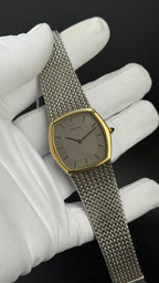 Credor 5930-5392 boîtier hexagonal cadran gris