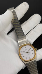 Favre-Leuba – Bracelet Intégré Two-Tone Réf. 458 – Années 80
