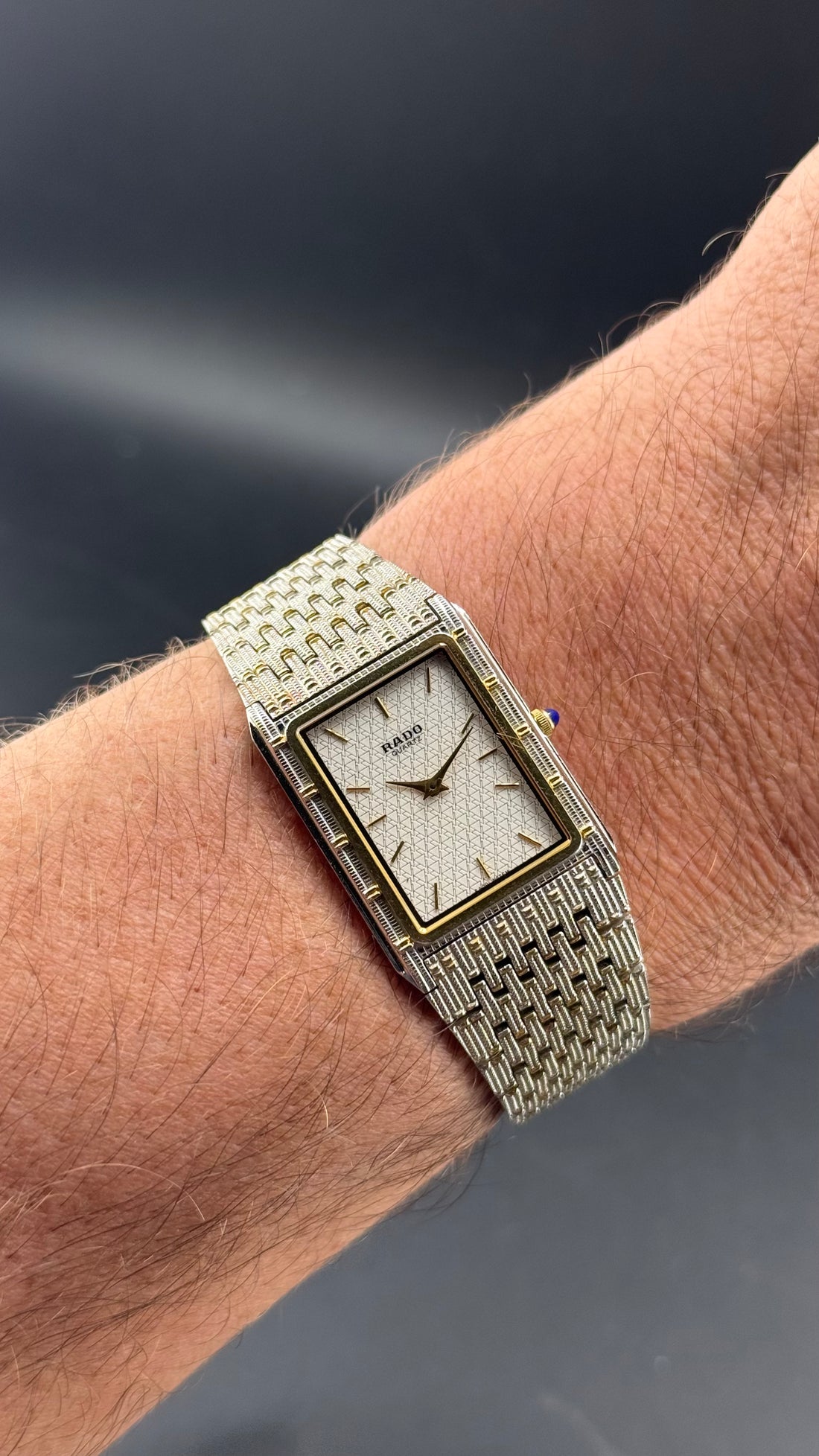 Rado – Tank White Gold Frosted – Réf. 121.9027.2
