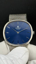 Universal Geneve Ellipse cadran bleu full set