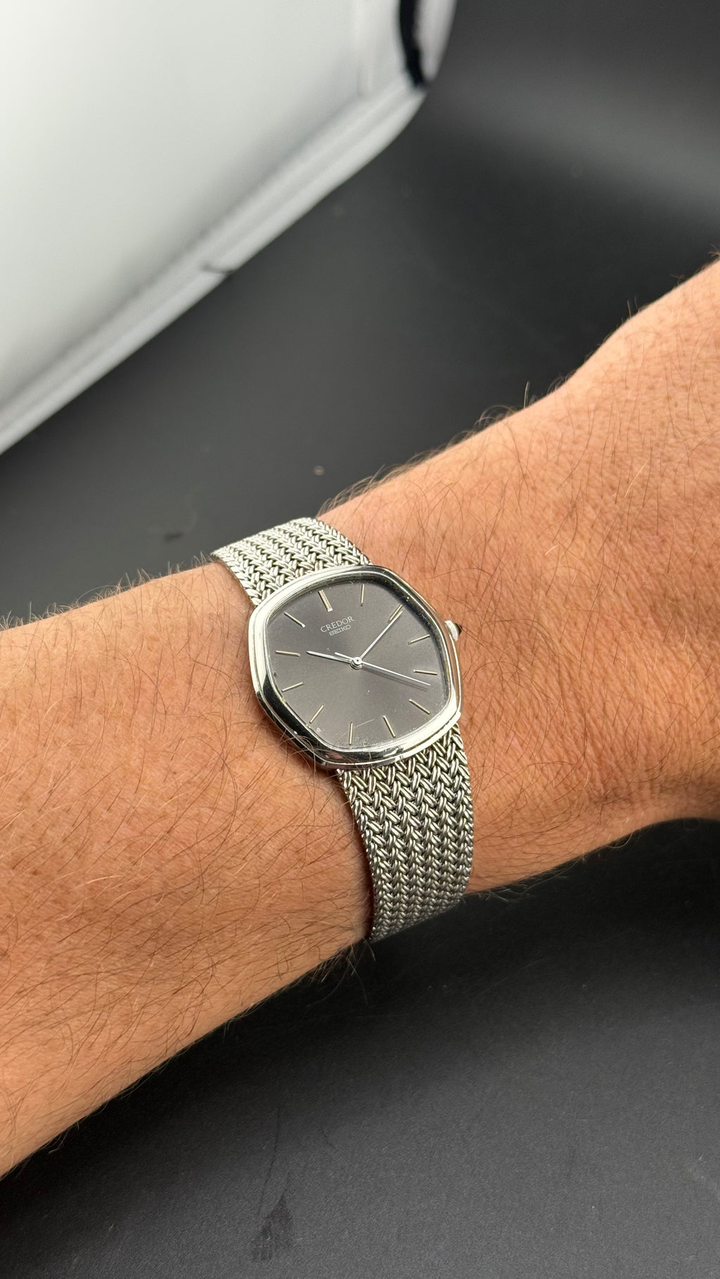 Credor – 5931-5230 Bracelet Mesh – Années 80
