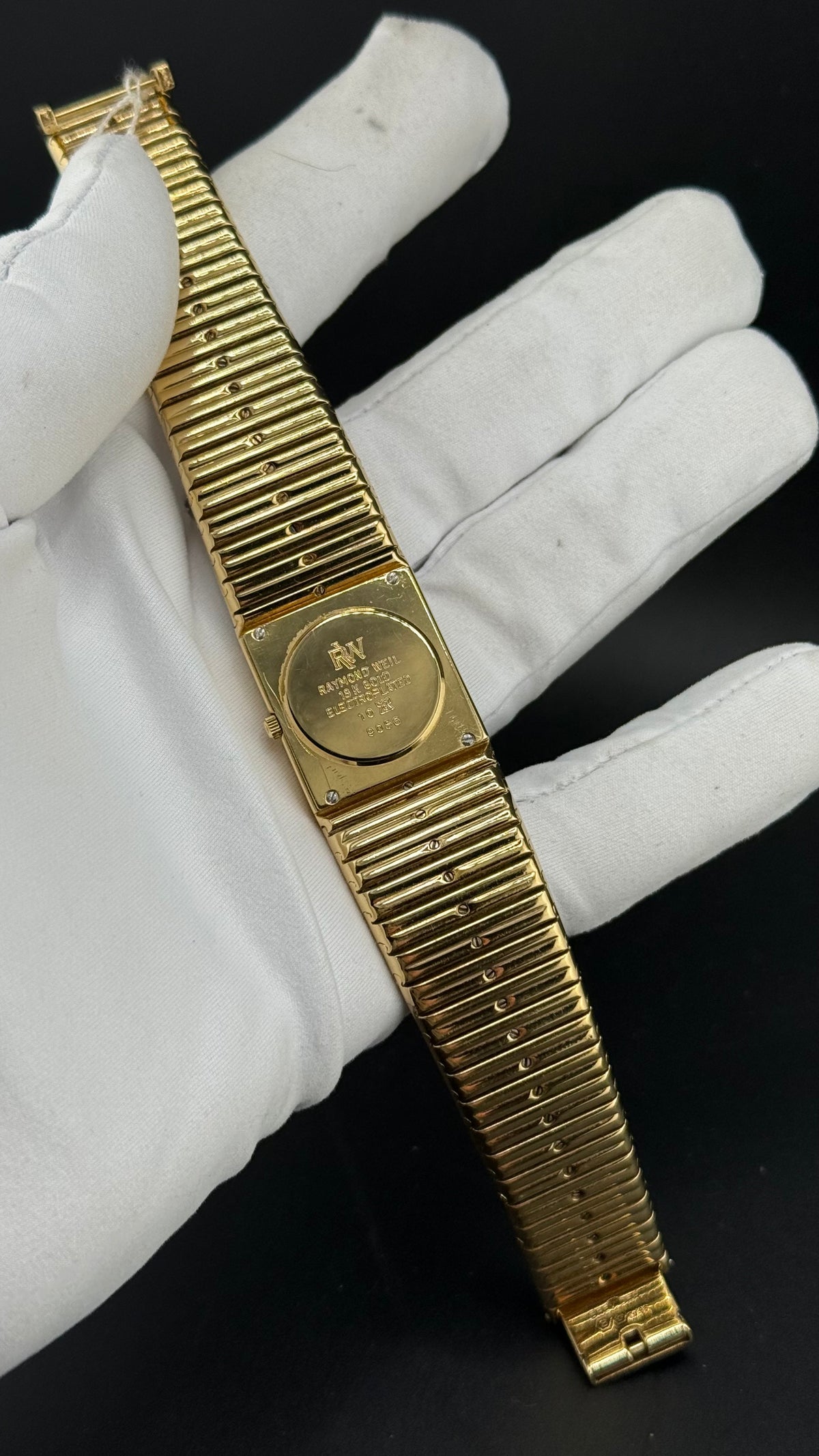 Raymond Weil – 9056 Cadran Noir – Années 80