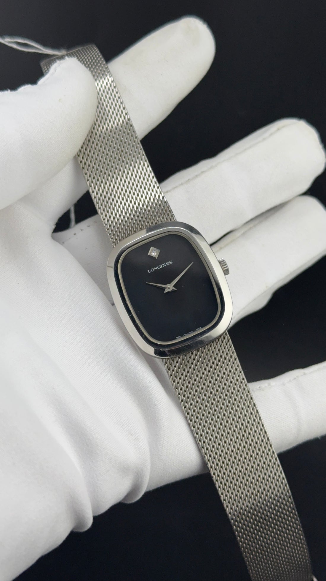 Longines – Ellipse Diamond Pip – Années 70