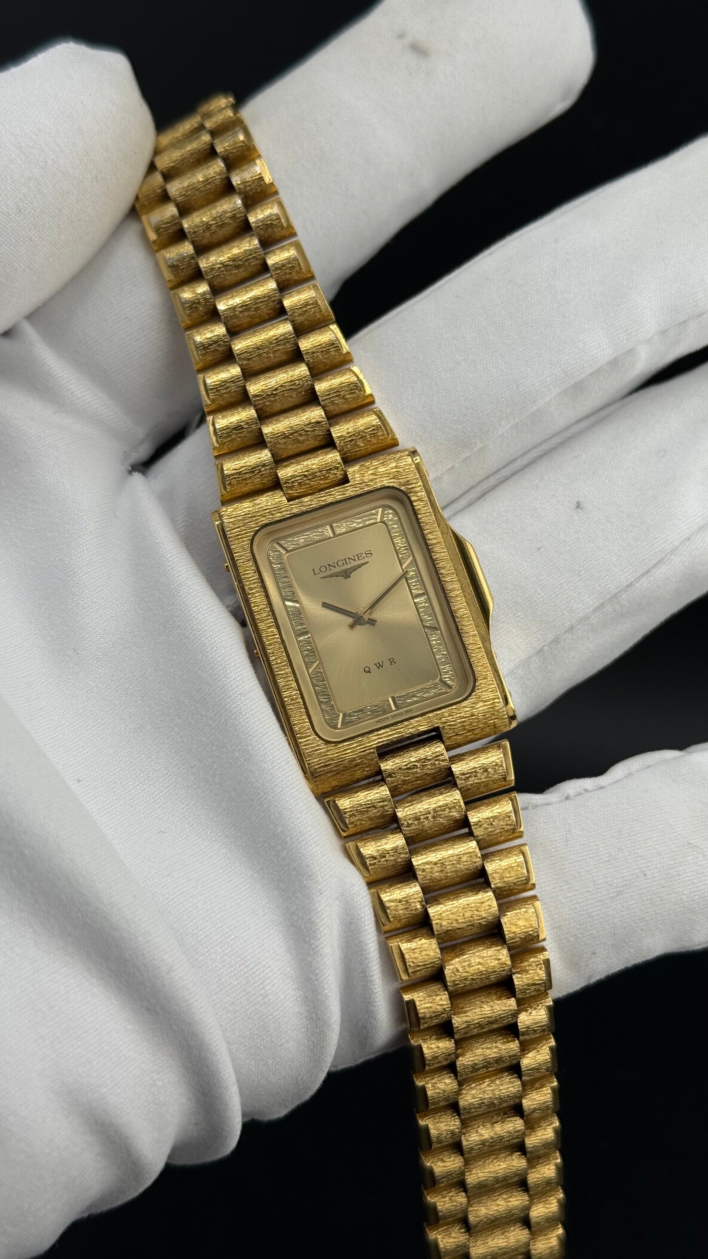 Longines Olympic 1984 plaqué or cadran argent