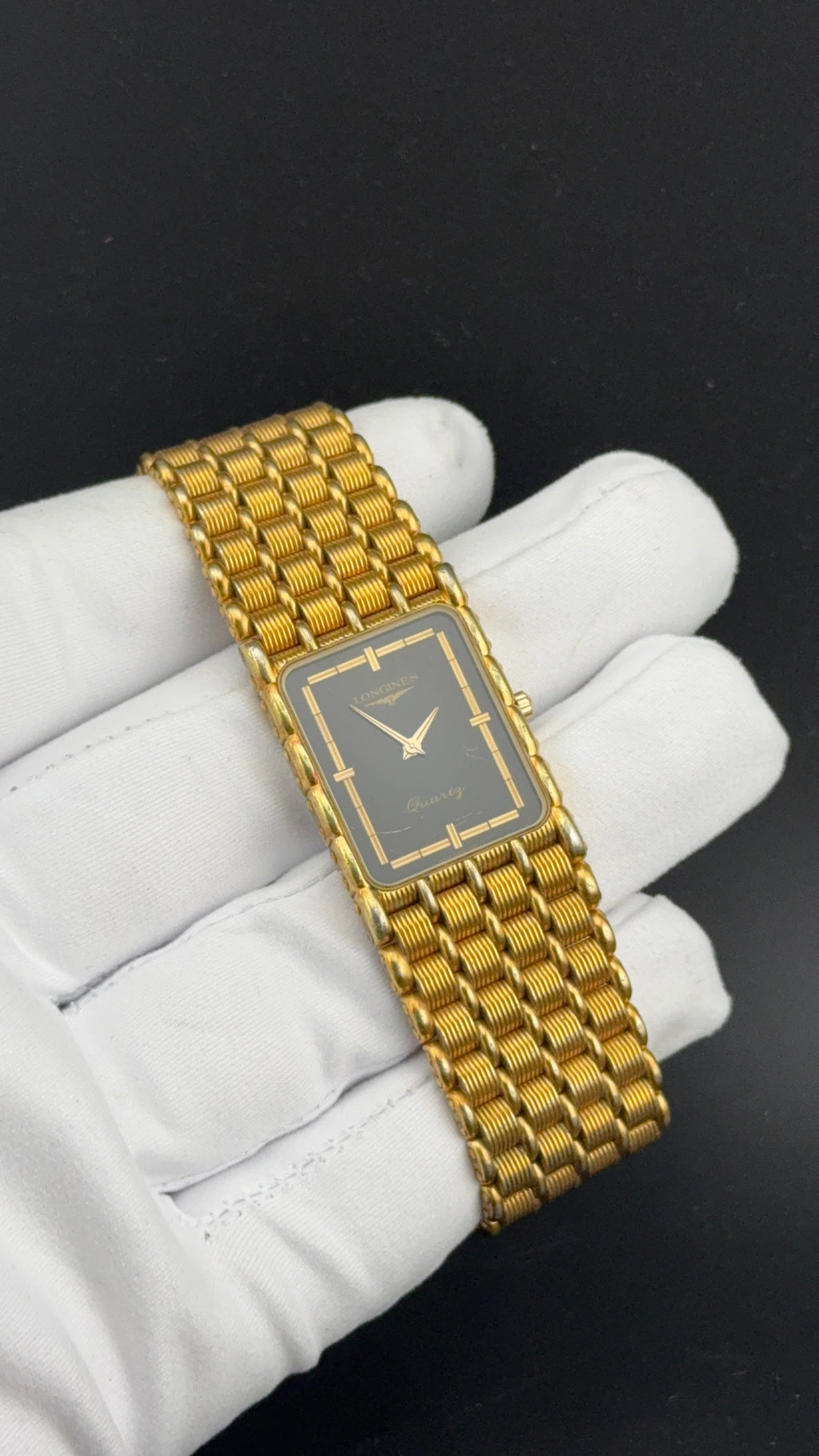 Longines QWR Black Dial