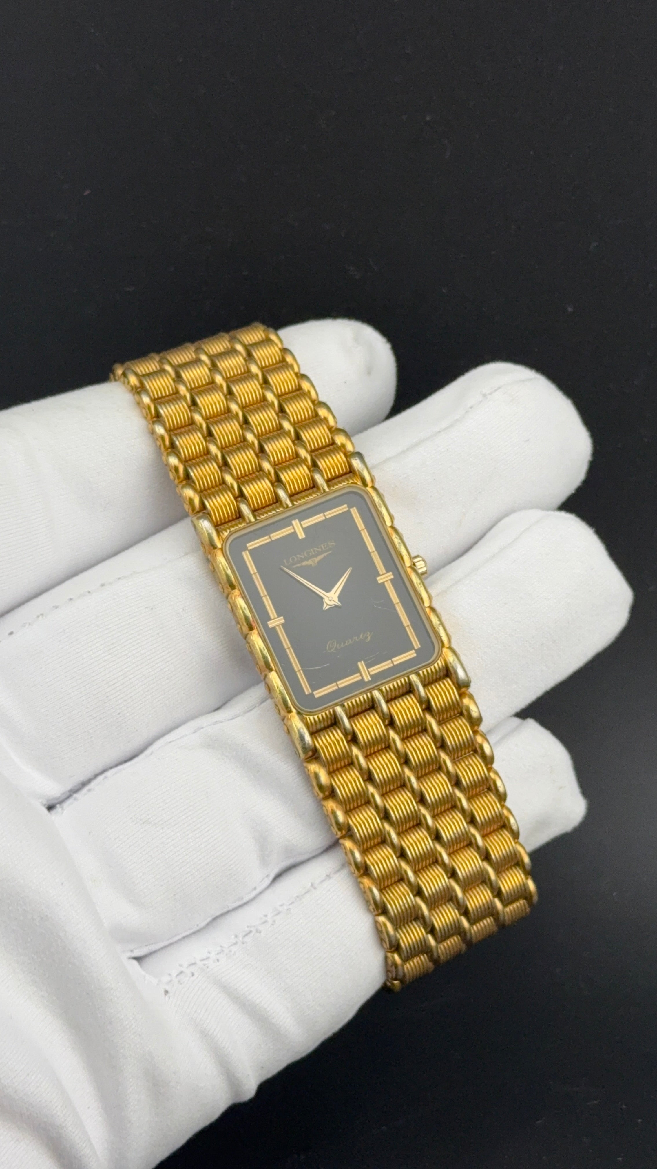 Longines QWR Black Dial
