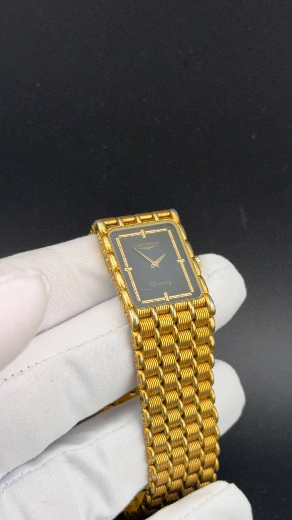 Longines QWR Black Dial
