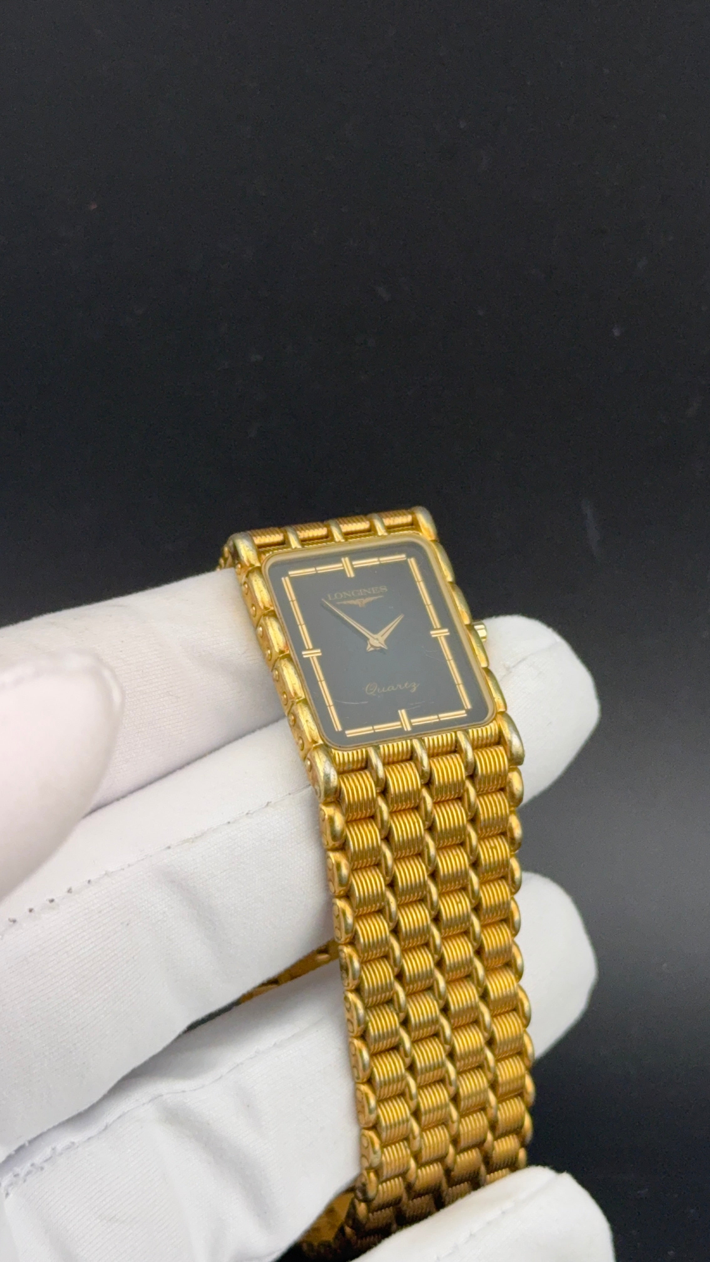 Longines QWR Black Dial