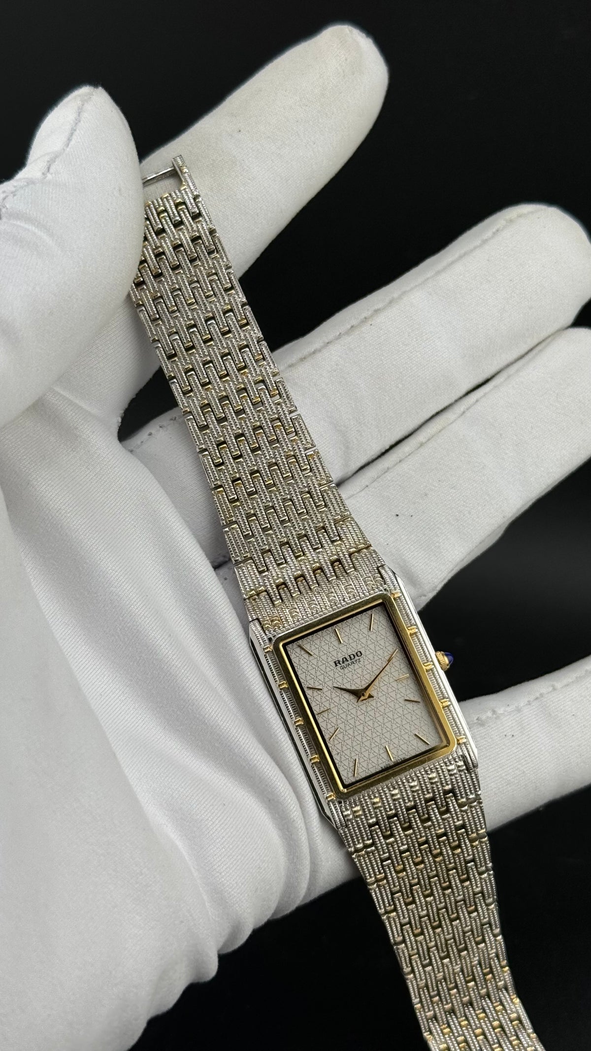 Rado Tank White Gold Frosted RAD-19