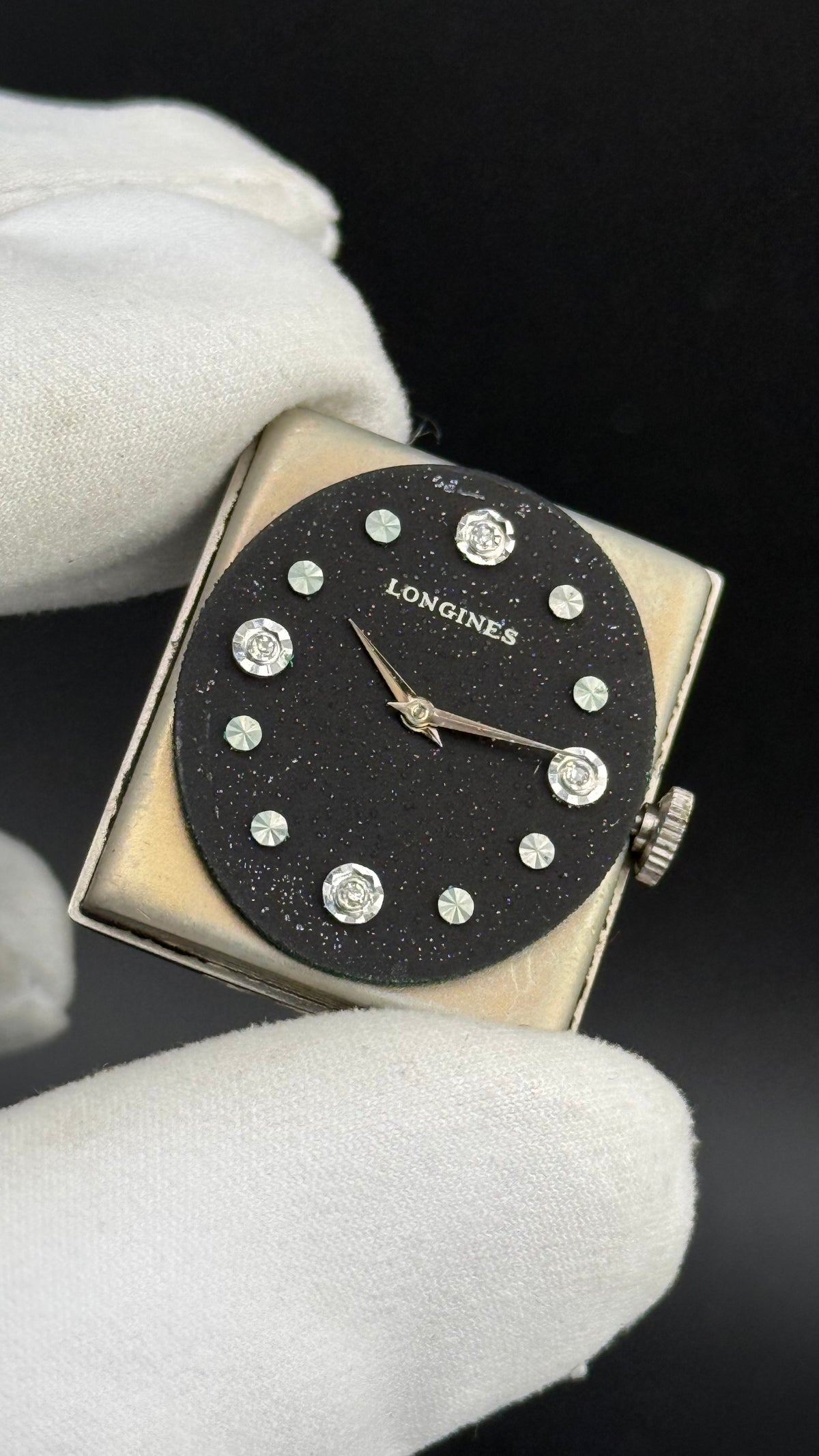 Longines Tank cadran stardust LON-56