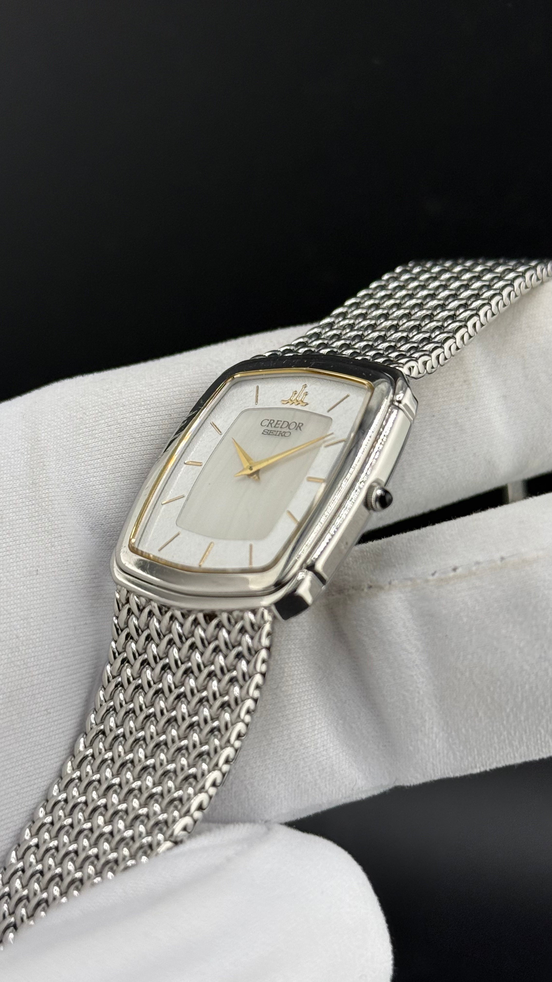 Credor – Dress Watch Cadran Agate 5A74-3D20 – Années 80
