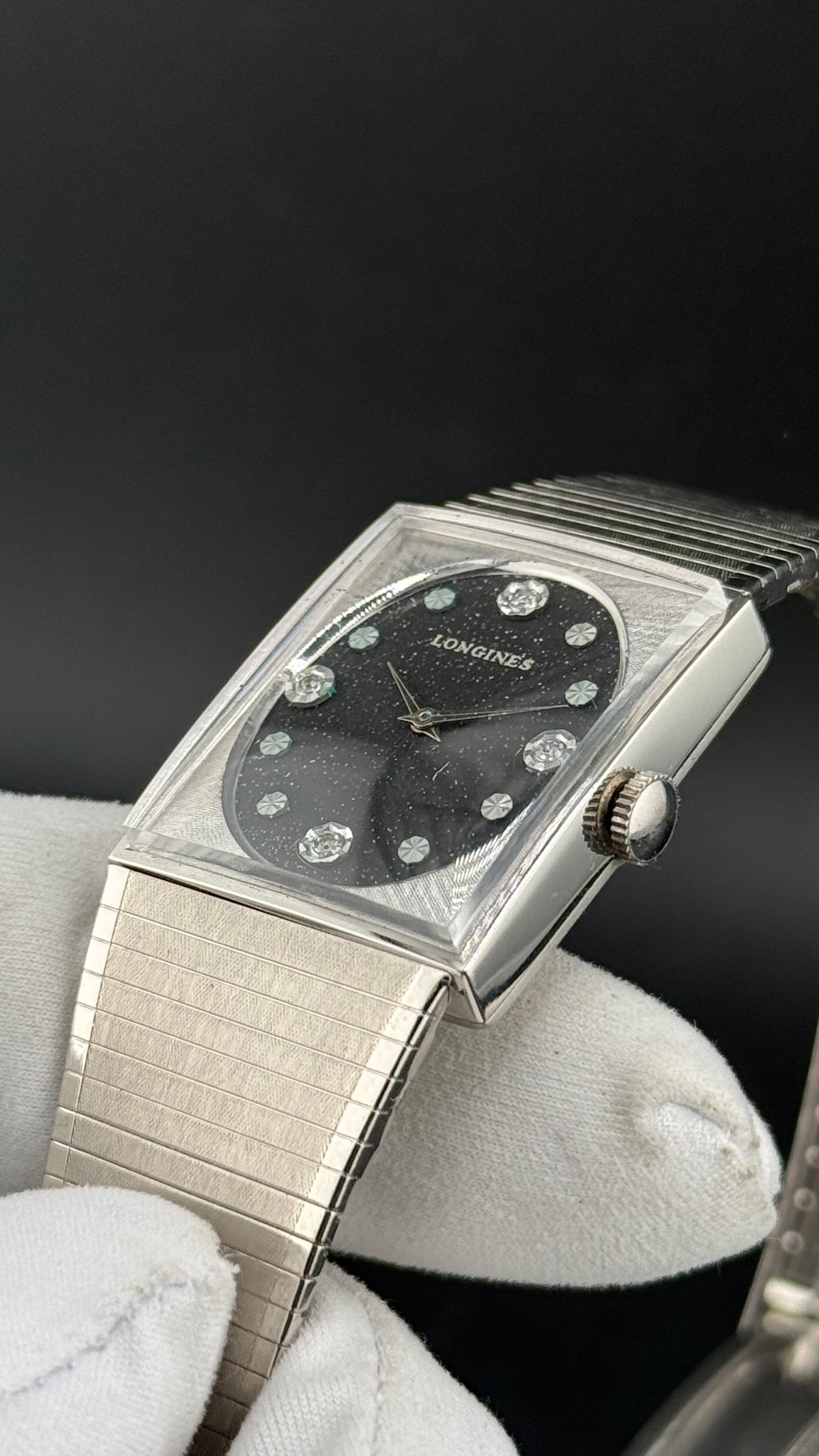 Longines Tank cadran stardust LON-56