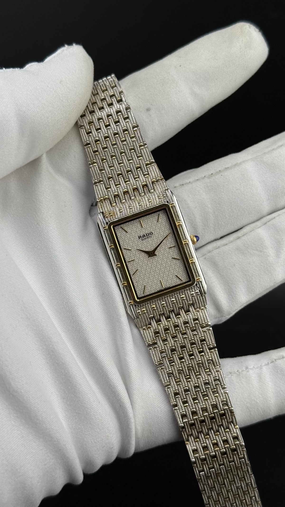 Rado Tank White Gold Frosted RAD-19